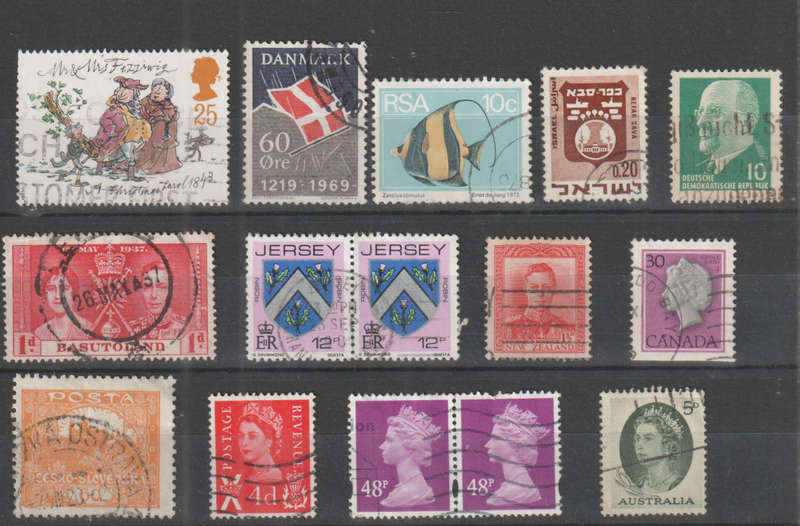 WORLD SELECTION BID PER STAMP TO TAKE ALL CARD EXCLUDED