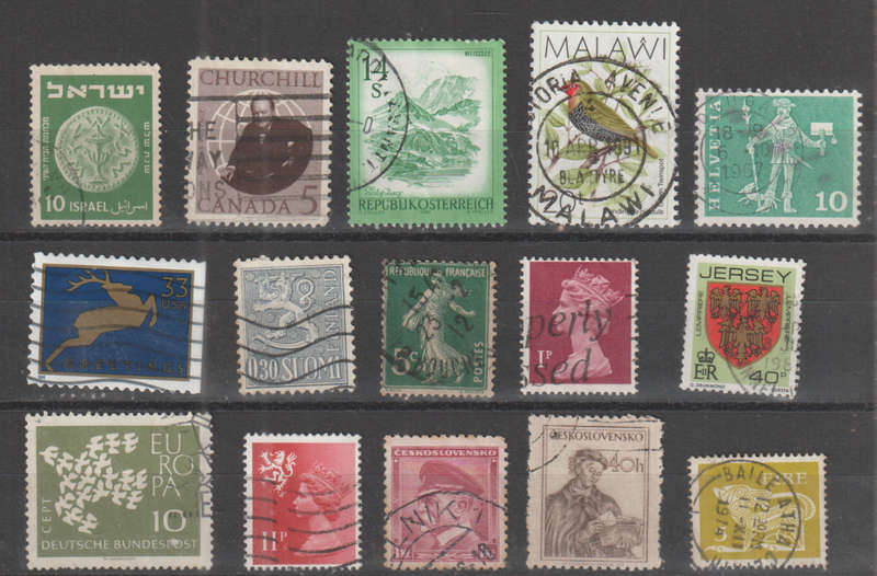 WORLD SELECTION BID PER STAMP TO TAKE ALL CARD EXCLUDED