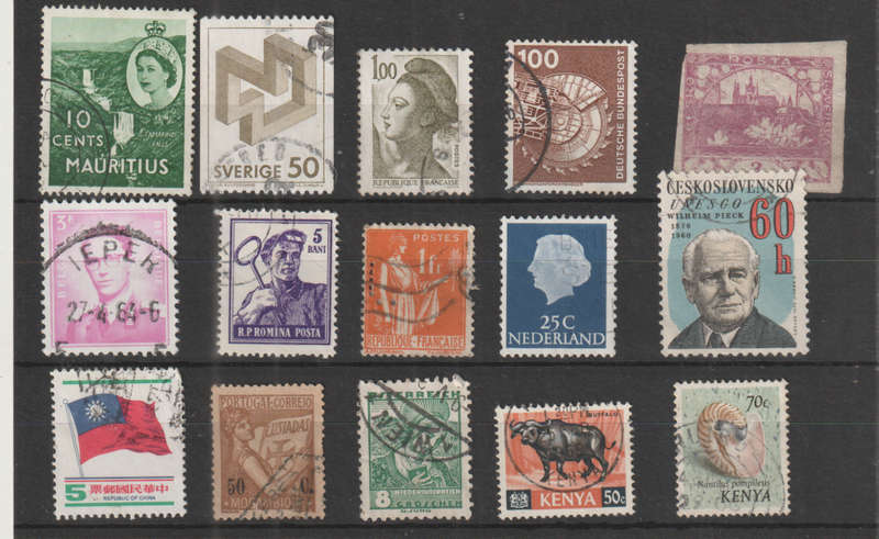 WORLD SELECTION BID PER STAMP TO TAKE ALL CARD EXCLUDED