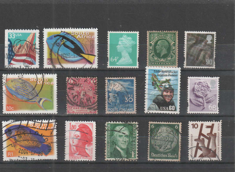 WORLD SELECTION BID PER STAMP TO TAKE ALL CARD EXCLUDED