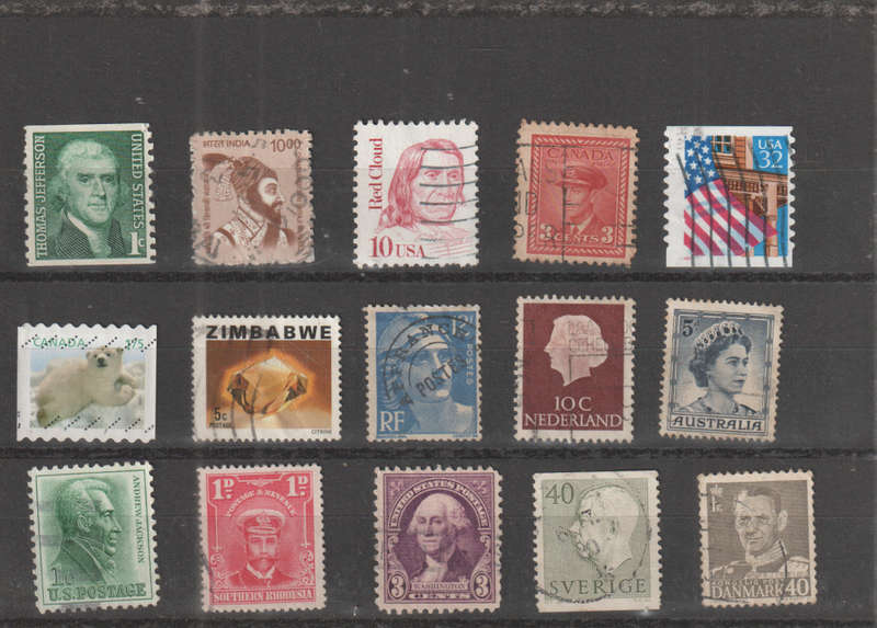 WORLD SELECTION BID PER STAMP TO TAKE ALL CARD EXCLUDED