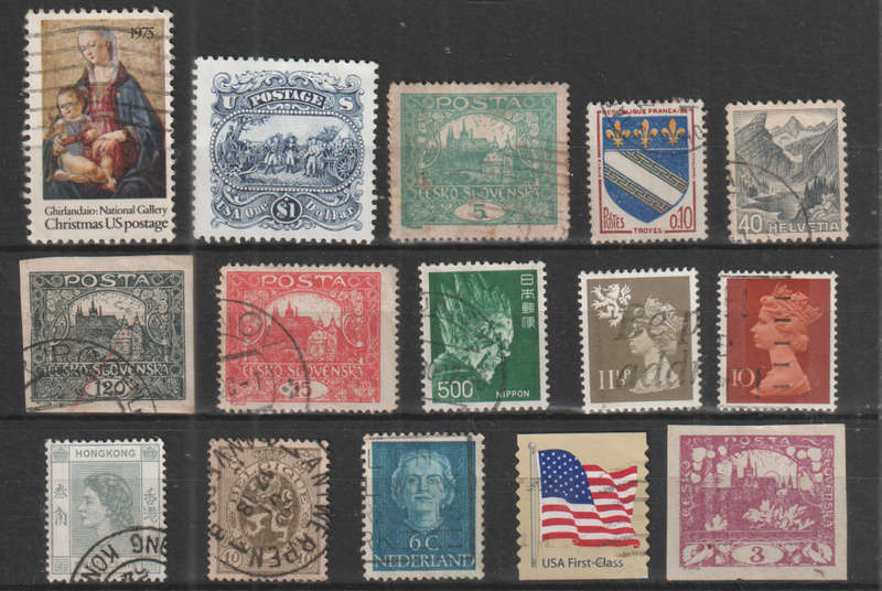 WORLD SELECTION BID PER STAMP TO TAKE ALL CARD EXCLUDED