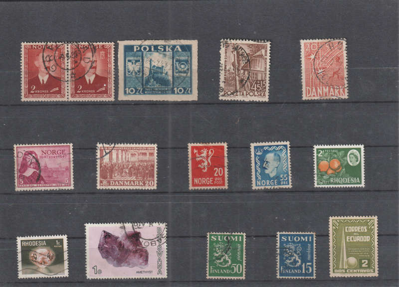 WORLD SELECTION BID PER STAMP TO TAKE ALL CARD EXCLUDED