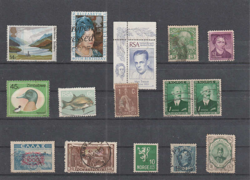 WORLD SELECTION BID PER STAMP TO TAKE ALL CARD EXCLUDED