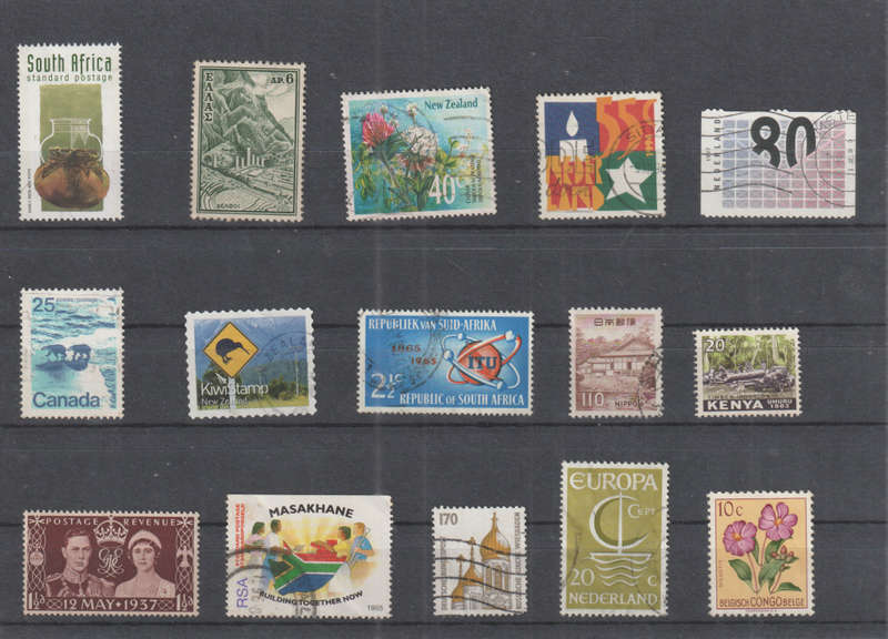 WORLD SELECTION BID PER STAMP TO TAKE ALL CARD EXCLUDED
