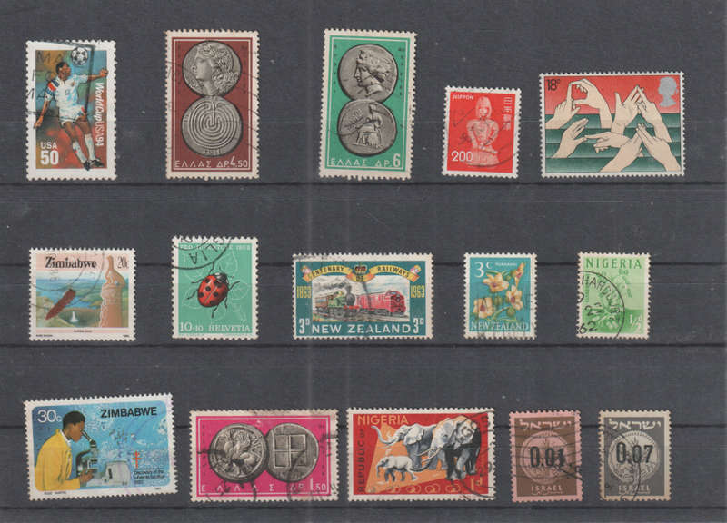 WORLD SELECTION BID PER STAMP TO TAKE ALL CARD EXCLUDED