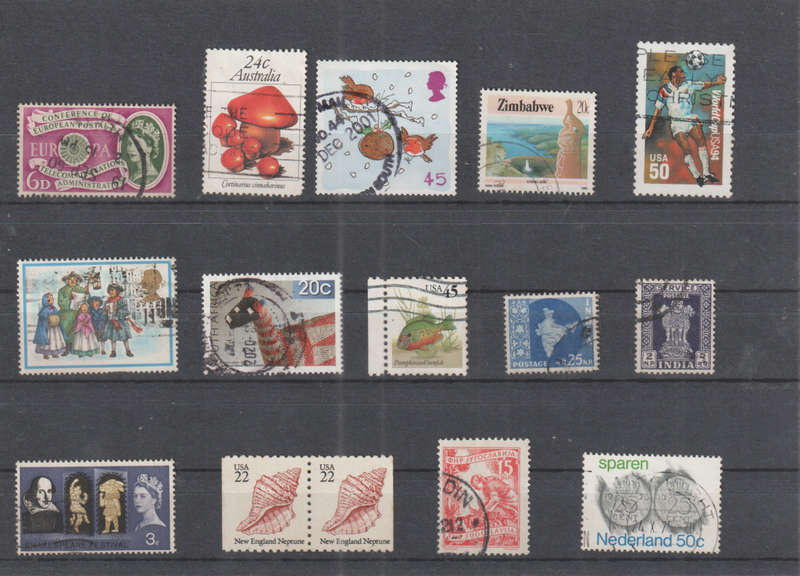 WORLD SELECTION BID PER STAMP TO TAKE ALL CARD EXCLUDED