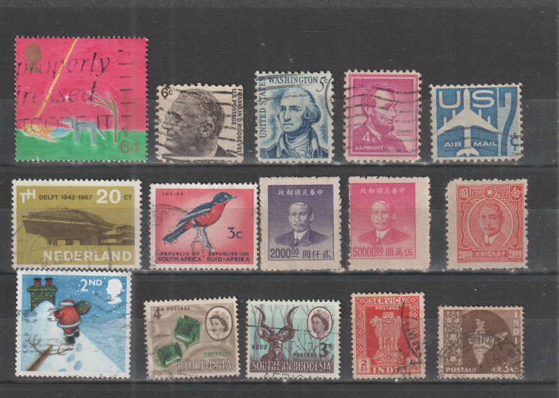 WORLD SELECTION BID PER STAMP TO TAKE ALL CARD EXCLUDED