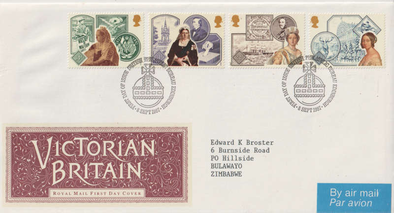 GB FDC 1987 The 150th Anniversary of the Accession of Queen Victoria