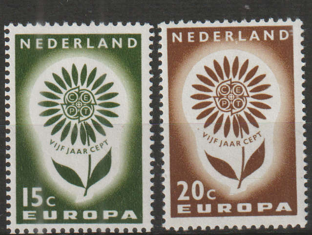 NETHERLANDS 1964 EUROPA Stamps MM SG 979/80