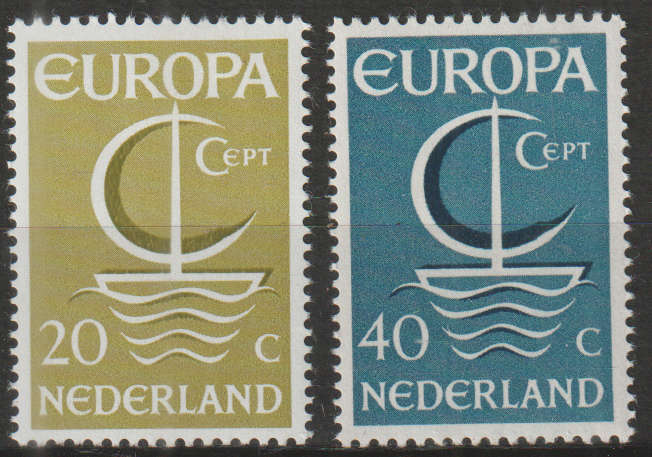 NETHERLANDS  1966 EUROPA Stamps MM SG 1017/8