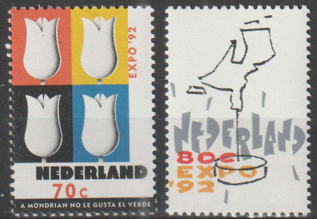NETHERLANDS 1992 EXPO ´92 - Sevilla UMM  SG 1634/5