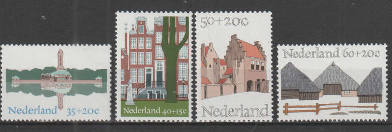 NETHERLANDS 1975 Charity Stamps UMM  SG 1209-12