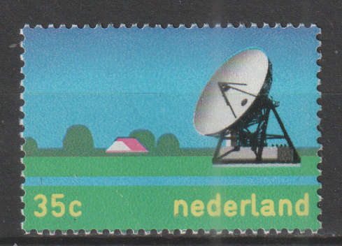 NETHERLANDS 1973 Satellite Receiving Station at Burum UMM  SG 1175