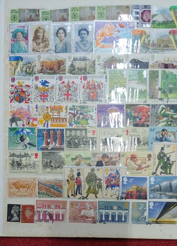 USED A4 STOCKBOOK FULL OF MIXED WORLDS STAMPS 12/24 PAGES