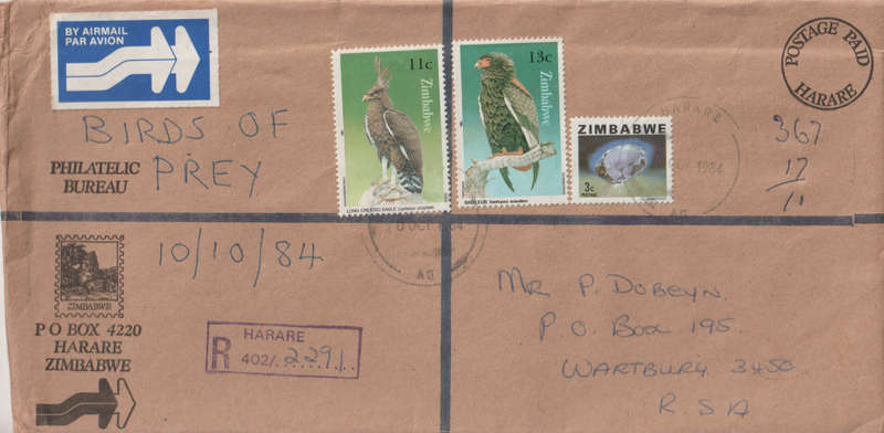 ZIMBABWE POSTAL HISTORY