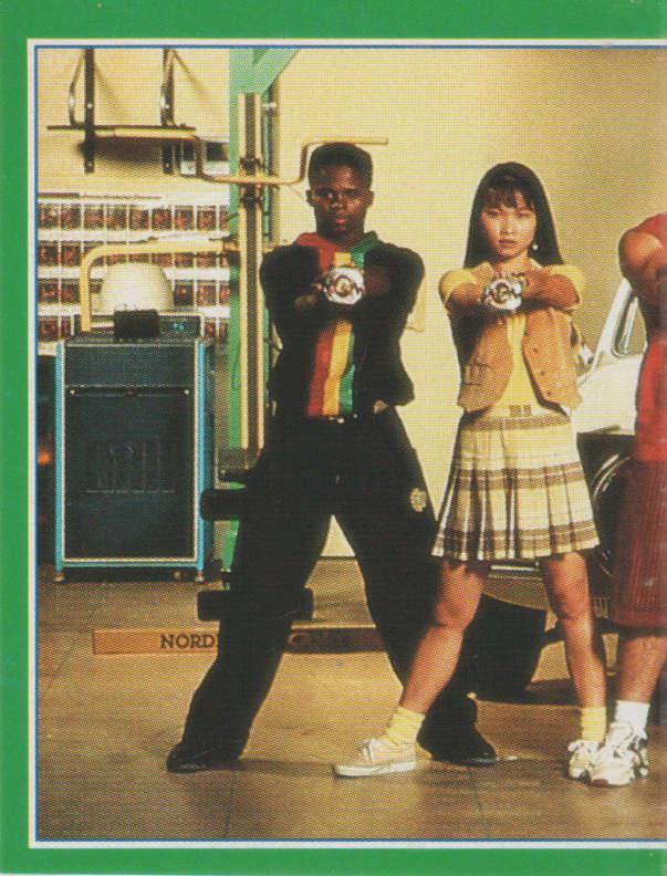 MERLIN POWER RANGERS STICKER #2