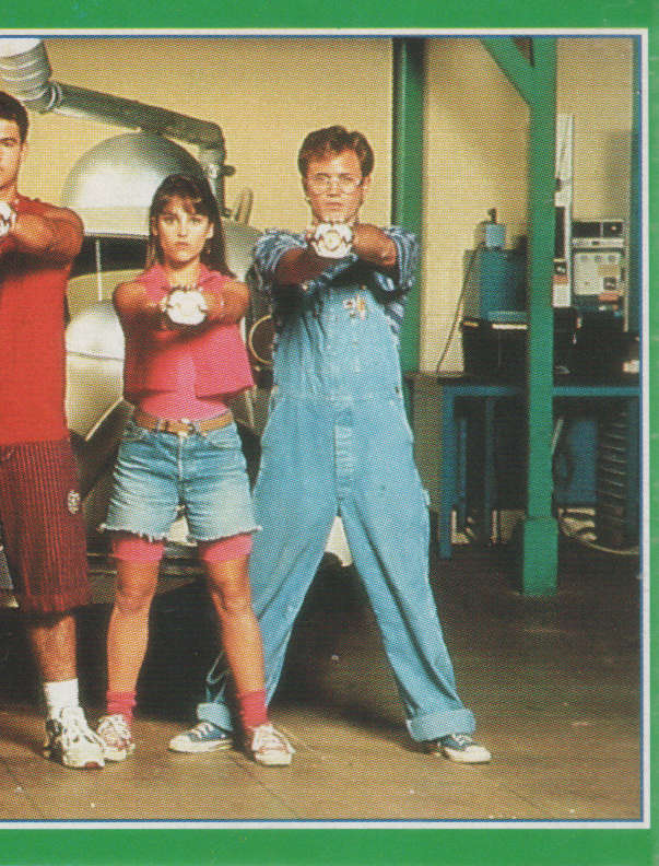 MERLIN POWER RANGERS STICKER #3