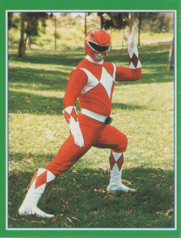 MERLIN POWER RANGERS STICKER #19
