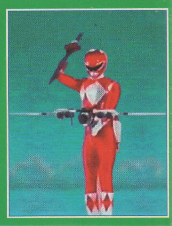 MERLIN POWER RANGERS STICKER #30
