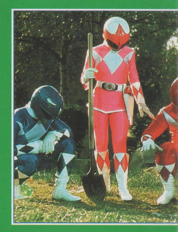 MERLIN POWER RANGERS STICKER #51