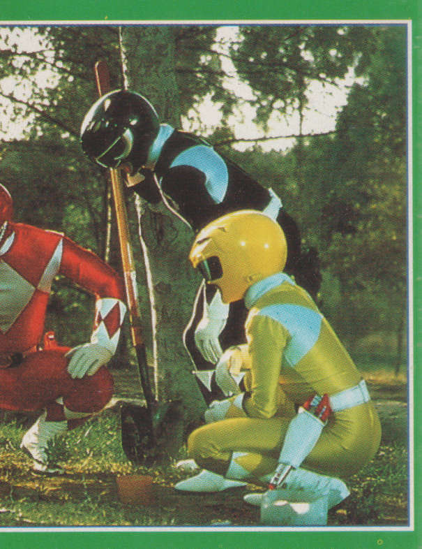 MERLIN POWER RANGERS STICKER #52