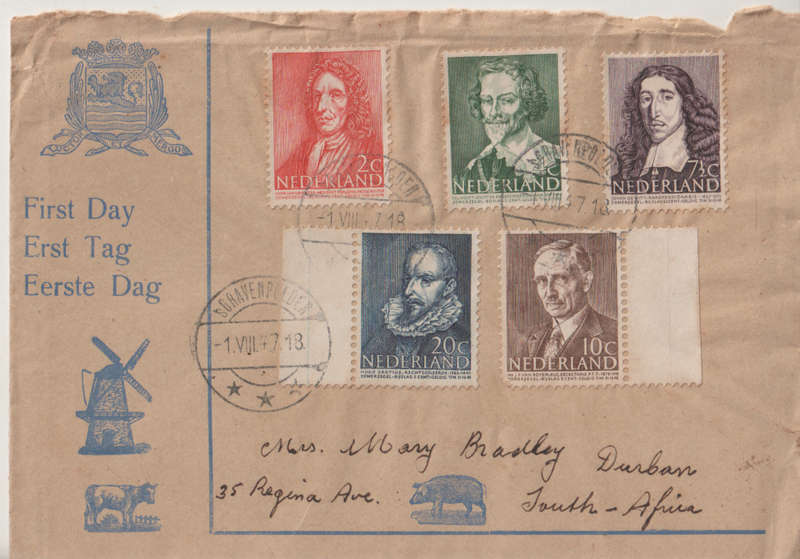 NETHERLANDS POSTAL HISTORY 1947