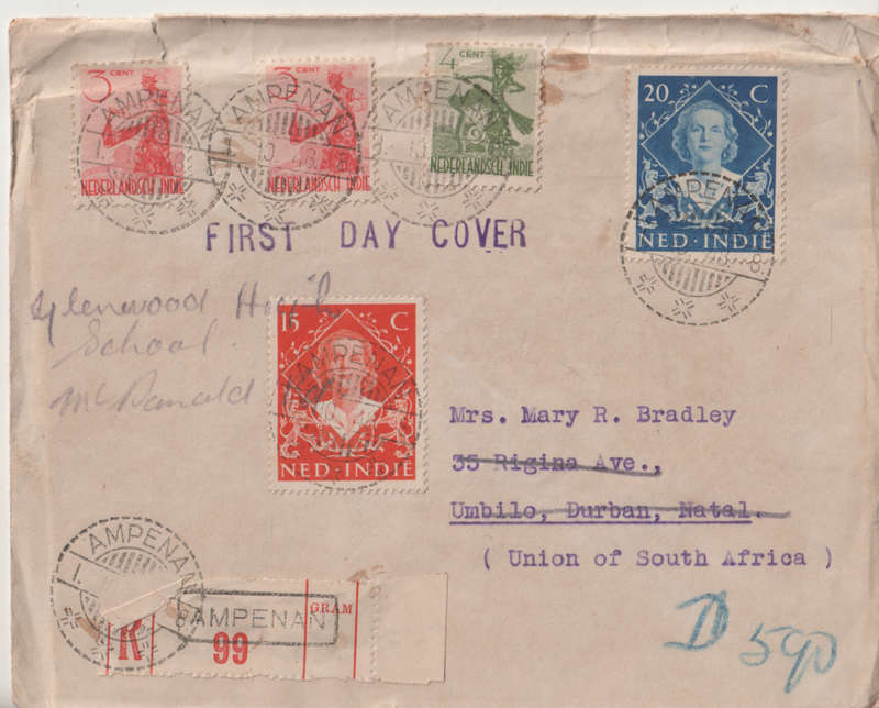 NETHERLANDS POSTAL HISTORY 1947