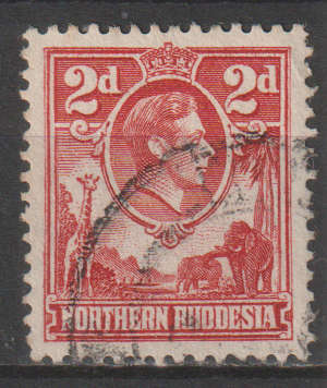 NORTHERN RHODESIA   1938 King George VI  SACC 32 ULH