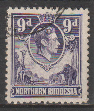 NORTHERN RHODESIA   1938 King George VI  SACC 39 ULH