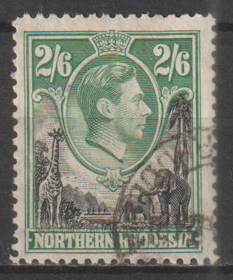 NORTHERN RHODESIA   1938 King George VI  SACC 41 ULH