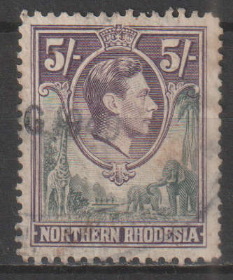 NORTHERN RHODESIA   1938 King George VI  SACC 43 UNH