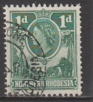 NORTHERN RHODESIA 1953 H.R.H. The Queen Elizabeth II ULH SACC 62