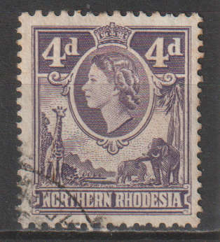 NORTHERN RHODESIA 1953 H.R.H. The Queen Elizabeth II ULH SACC 66