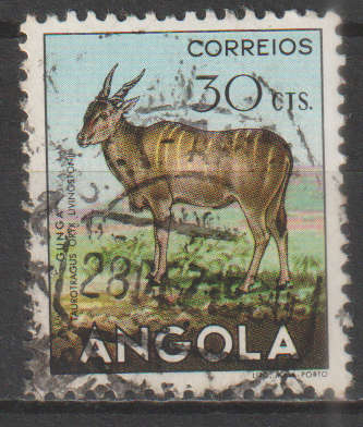 ANGOLA 1953 Angolan Fauna ULH SG 490