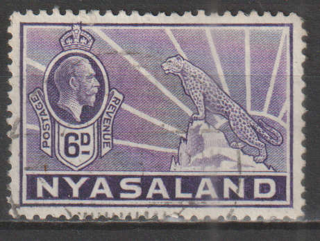 NYASALAND 1934 -1935 Leopard UNH SG 120