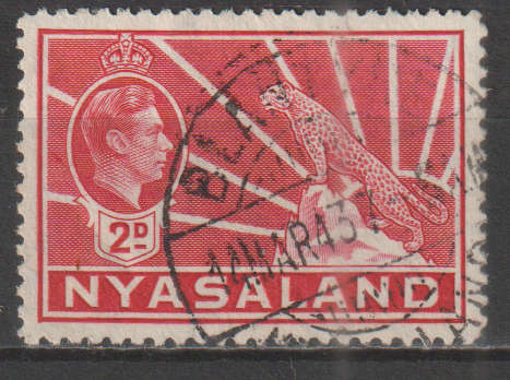 NYASALAND 1938 King George VI UNH SG 133A