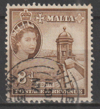 MALTA 1953 The Coronation of Elizabeth II ULH SG 275