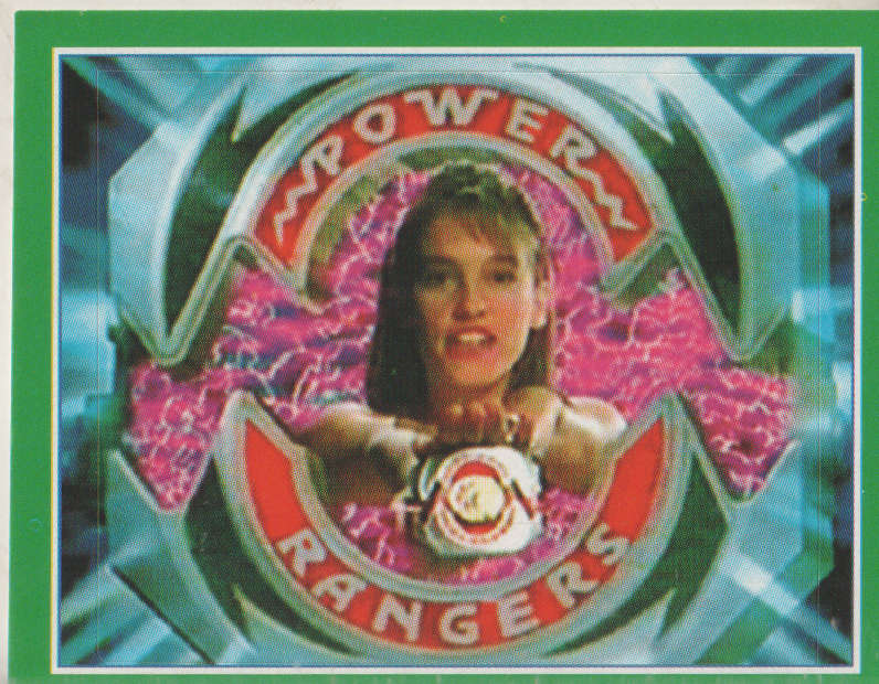 MERLIN COLLECTABLE POWER RANGERS STICKER #122