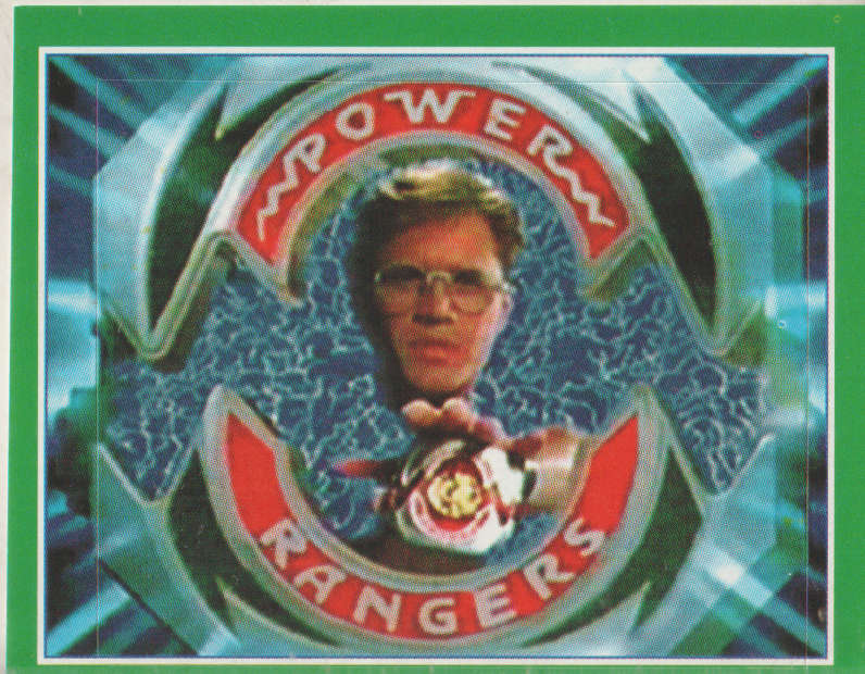 MERLIN COLLECTABLE POWER RANGERS STICKER #123