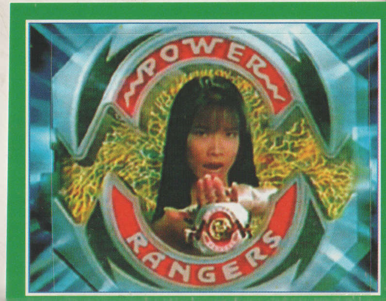 MERLIN COLLECTABLE POWER RANGERS STICKER #124