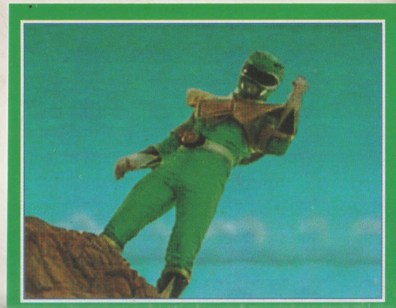 MERLIN COLLECTABLE POWER RANGERS STICKER #136