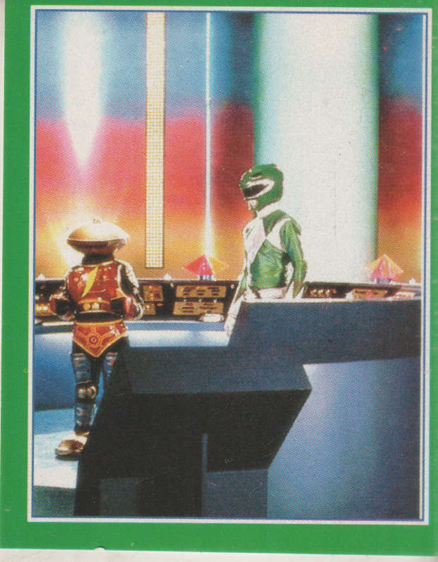 MERLIN COLLECTABLE POWER RANGERS STICKER #140