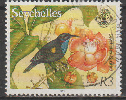 SEYCHELLES 1993 Flora and Fauna UNH SG 821