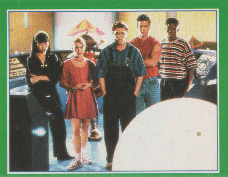 MERLIN COLLECTABLE POWER RANGERS STICKER #199