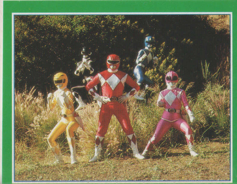 MERLIN COLLECTABLE POWER RANGERS STICKER #205