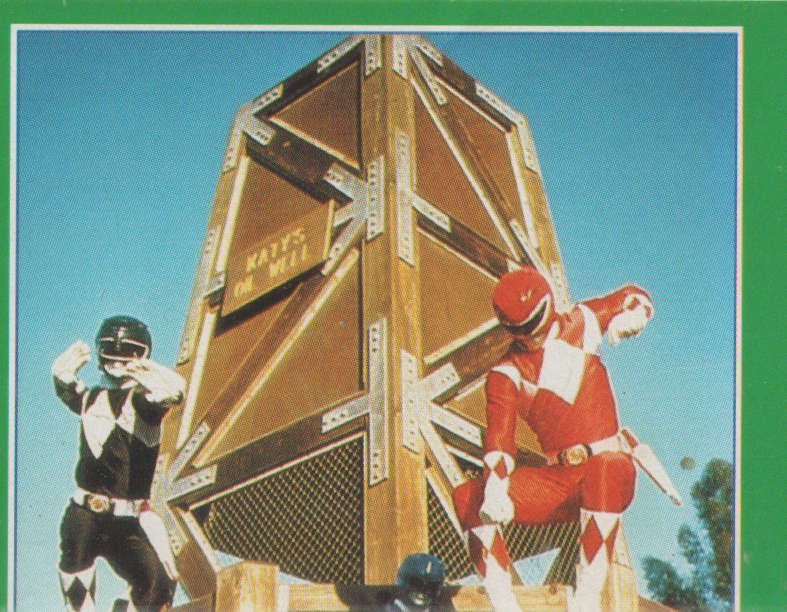 MERLIN COLLECTABLE POWER RANGERS STICKER #211