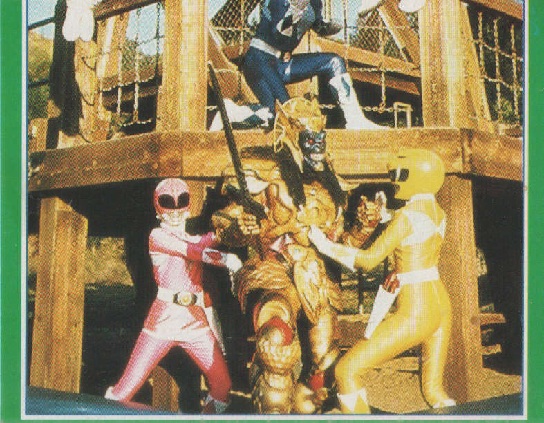 MERLIN COLLECTABLE POWER RANGERS STICKER #212