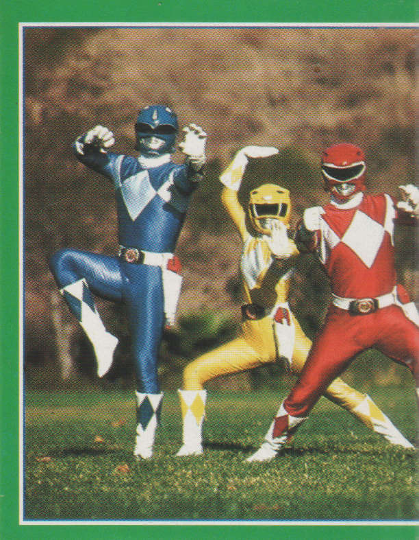 MERLIN COLLECTABLE POWER RANGERS STICKER #217