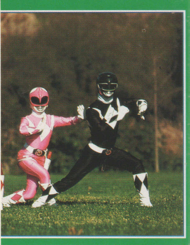 MERLIN COLLECTABLE POWER RANGERS STICKER #218